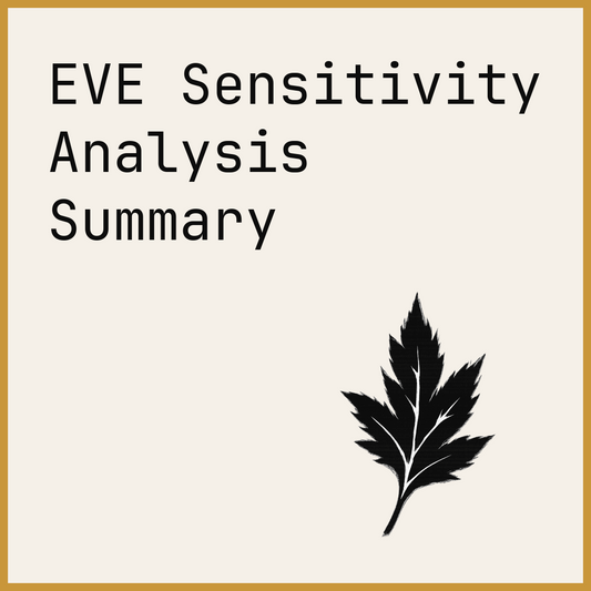 EVE Sensitivity Analysis Summary