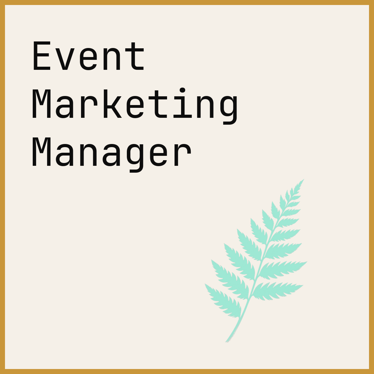 Event Marketing Manager