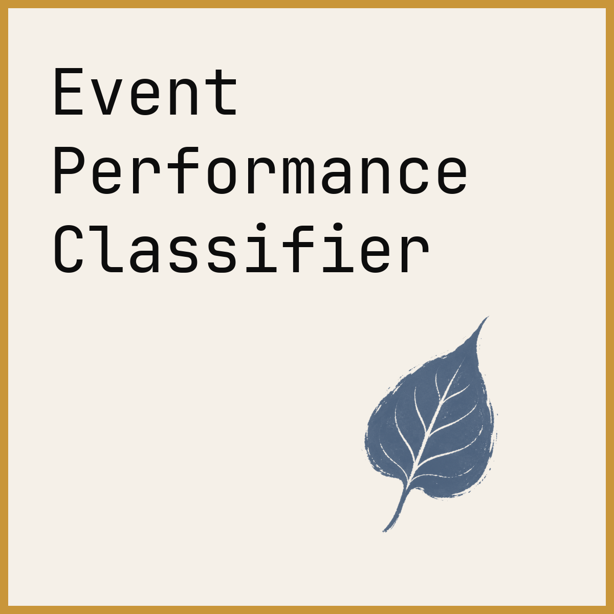 Event Performance Classifier