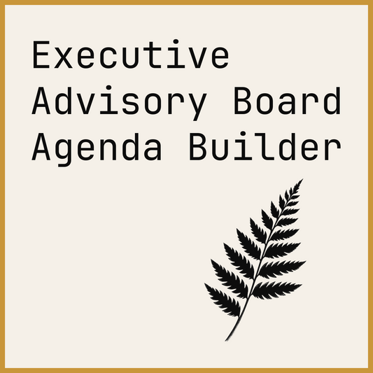 Executive Advisory Board Agenda Builder