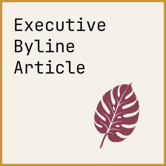Executive Byline Article