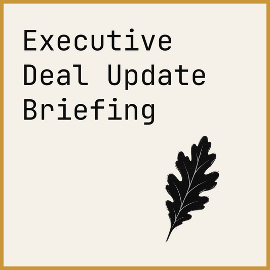 Executive Deal Update Briefing