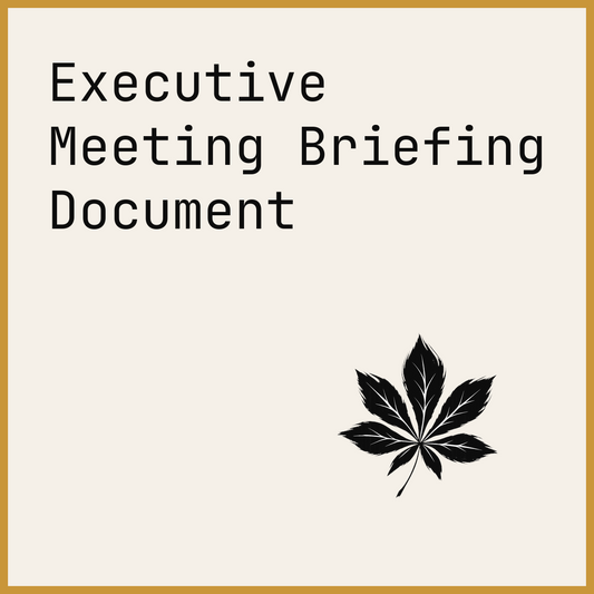 Executive Meeting Briefing Document