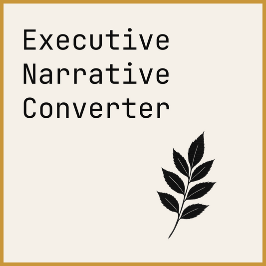 Executive Narrative Converter