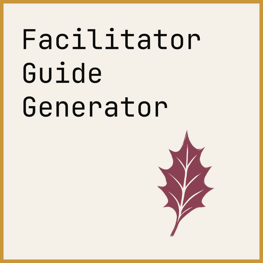 Facilitator Guide Generator
