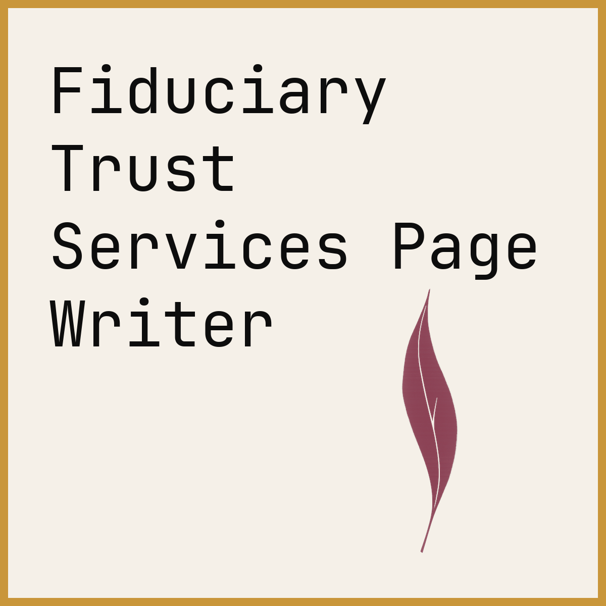 Fiduciary Trust Services Page Writer