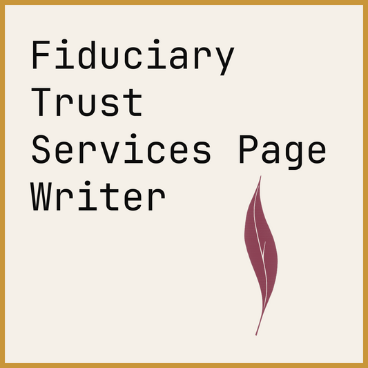 Fiduciary Trust Services Page Writer