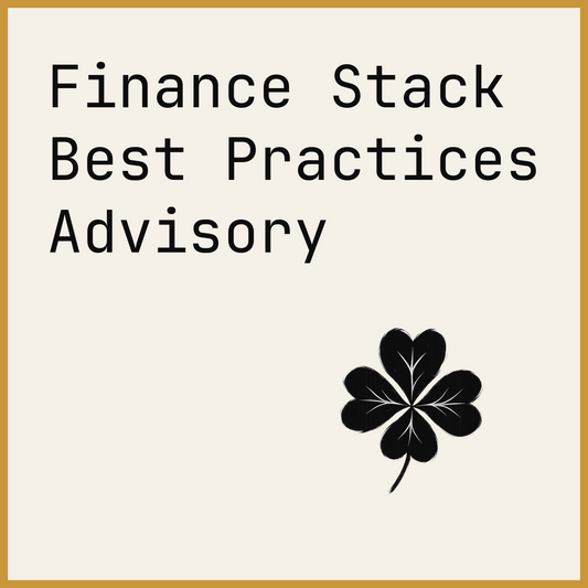 Finance Stack Best Practices Advisory