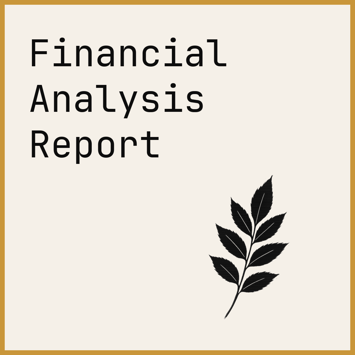 Financial Analysis Report