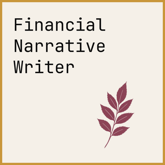 Financial Narrative Writer
