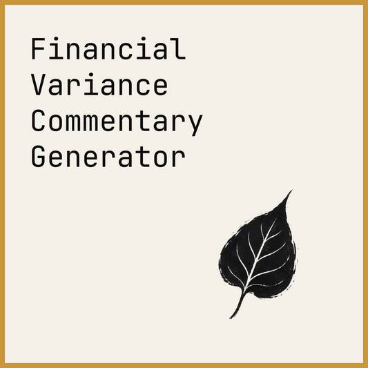 Financial Variance Commentary Generator