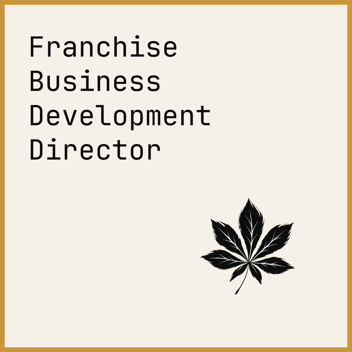Franchise Business Development Director
