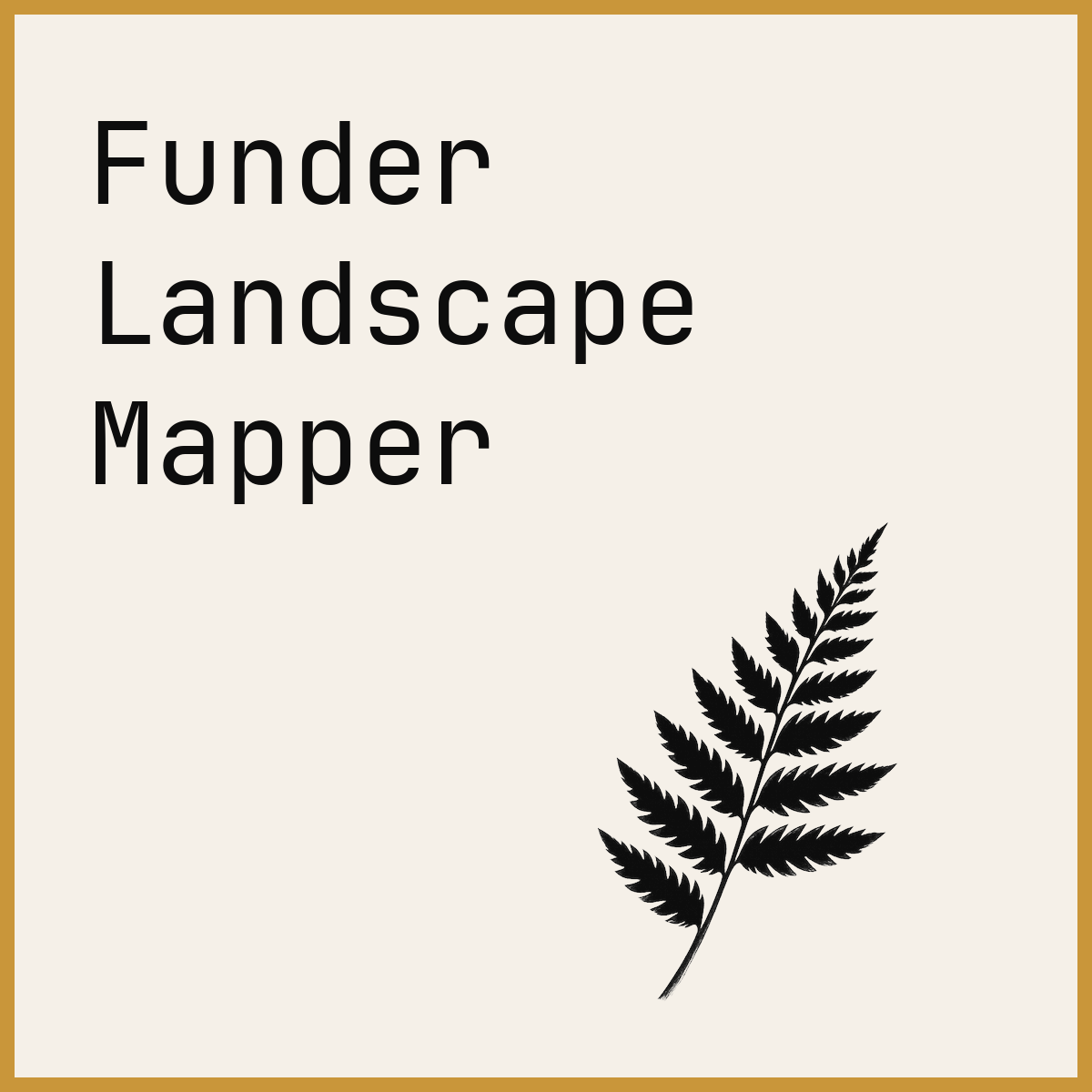 Funder Landscape Mapper