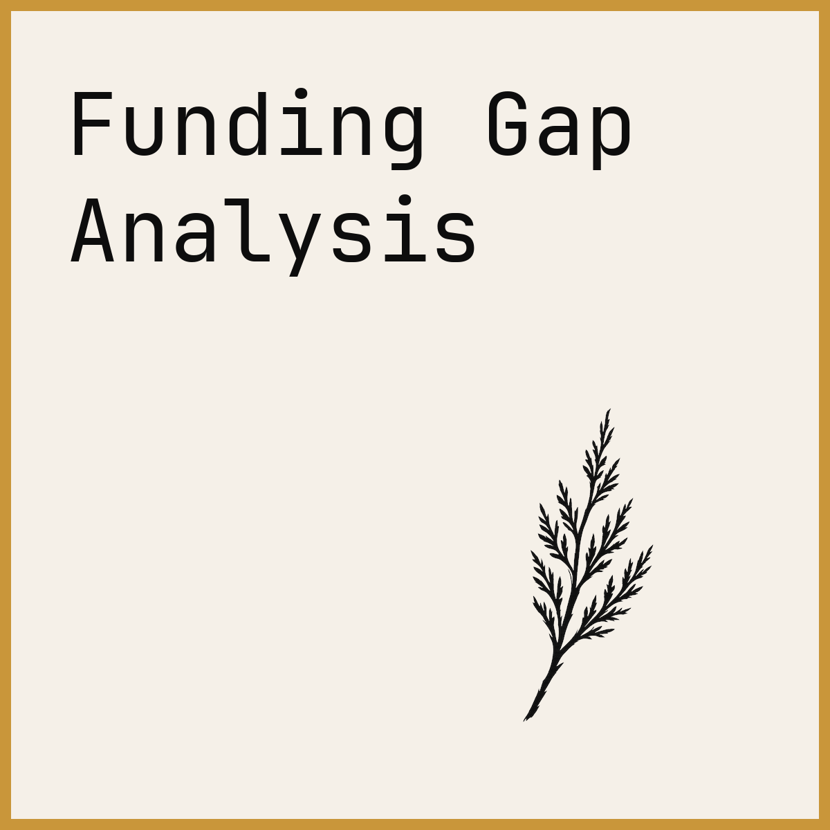 Funding Gap Analysis