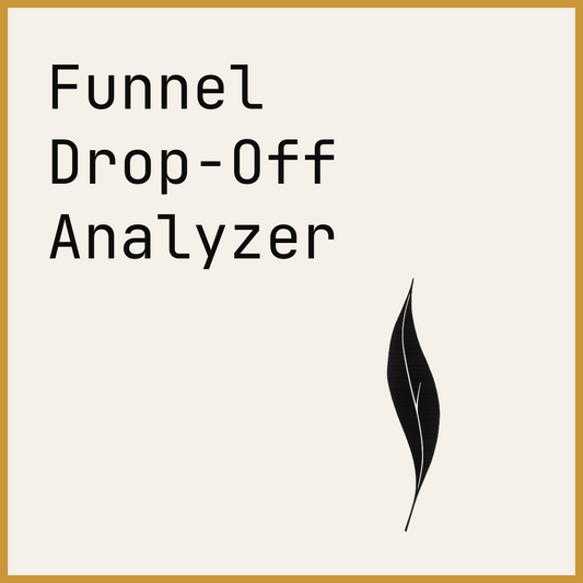 Funnel Drop-Off Analyzer