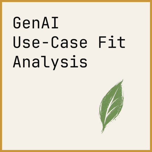 GenAI Use-Case Fit Analysis