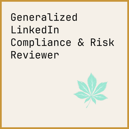 Generalized LinkedIn Compliance & Risk Reviewer