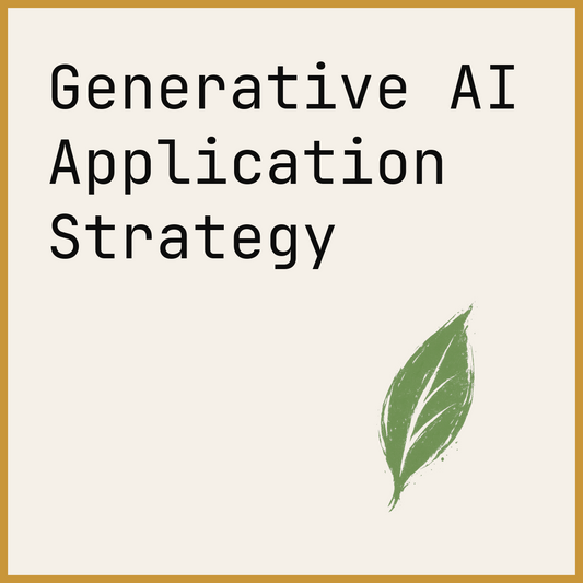 Generative AI Application Strategy