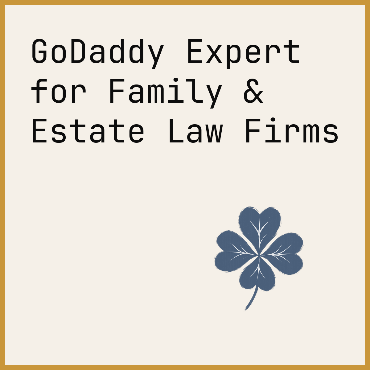 GoDaddy Expert for Family & Estate Law Firms