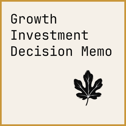 Growth Investment Decision Memo