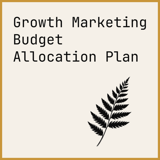 Growth Marketing Budget Allocation Plan