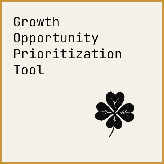 Growth Opportunity Prioritization Tool