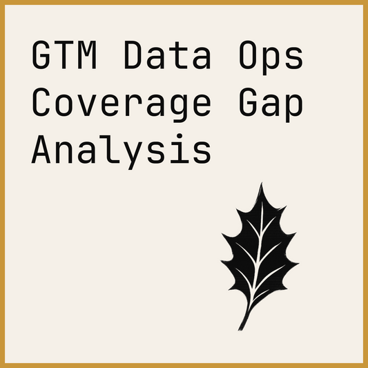 GTM Data Ops Coverage Gap Analysis