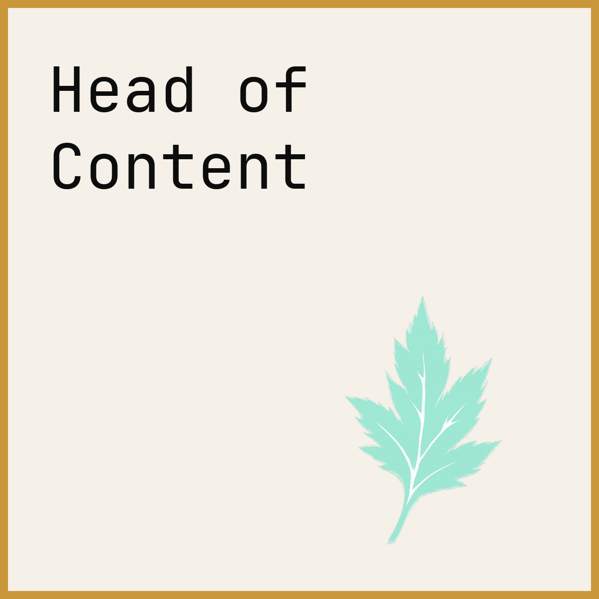 Head of Content