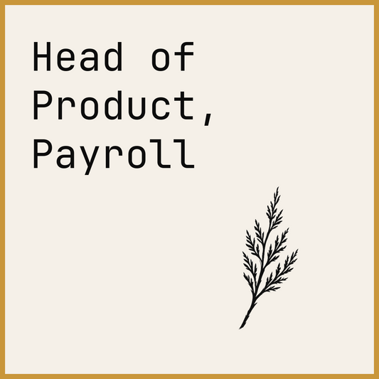 Head of Product, Payroll