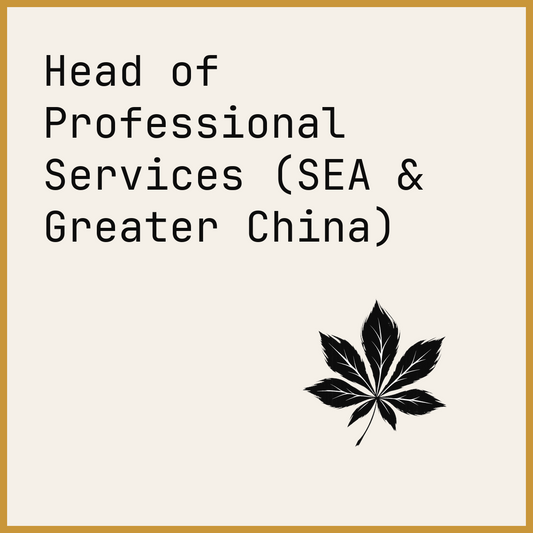 Head of Professional Services (SEA & Greater China)