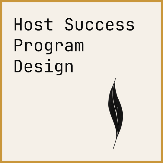 Host Success Program Design