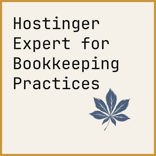 Hostinger Expert for Bookkeeping Practices