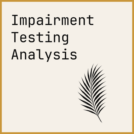 Impairment Testing Analysis