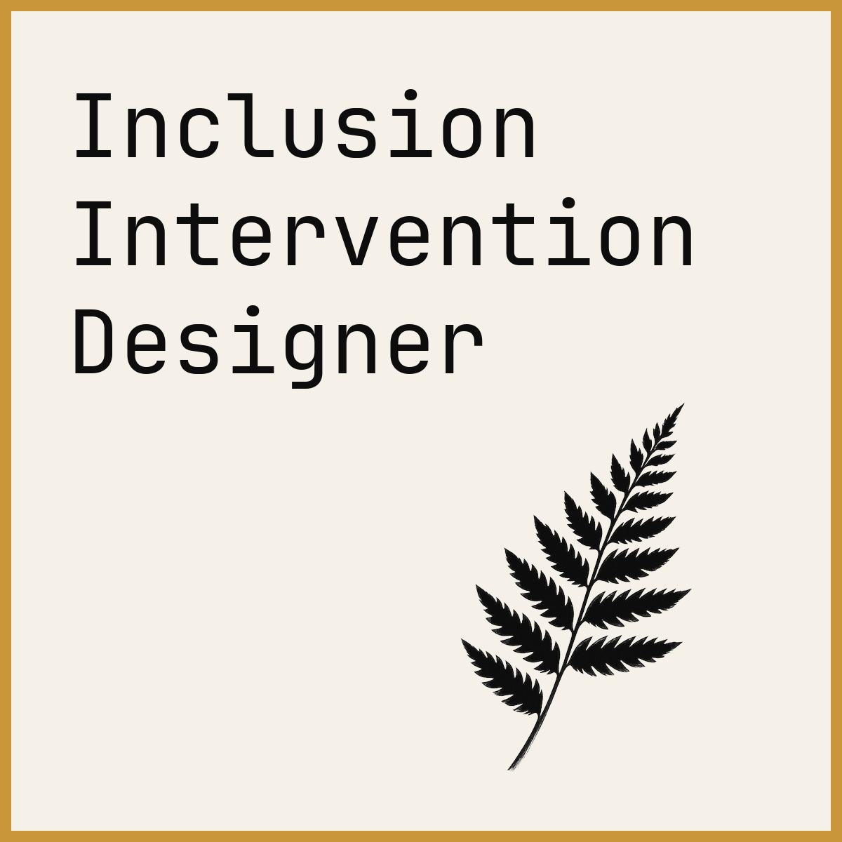 Inclusion Intervention Designer