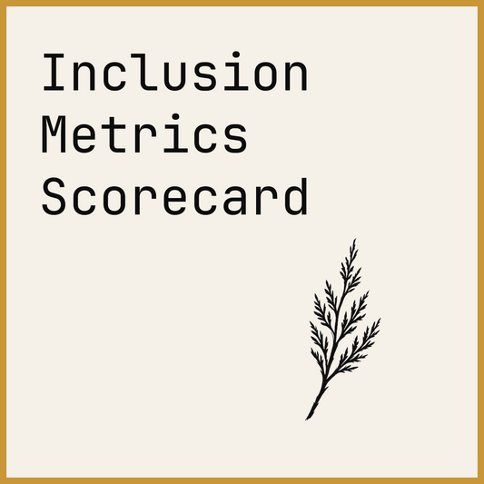 Inclusion Metrics Scorecard