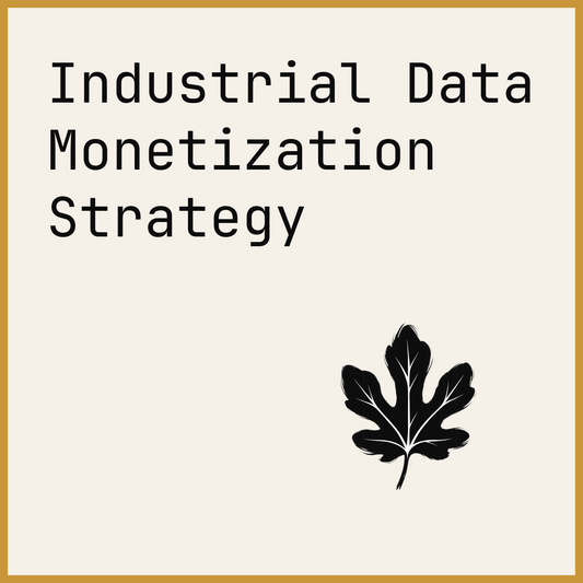 Industrial Data Monetization Strategy