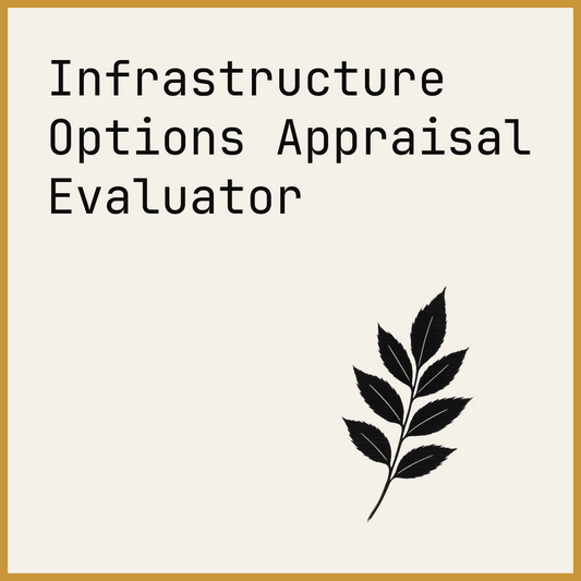 Infrastructure Options Appraisal Evaluator