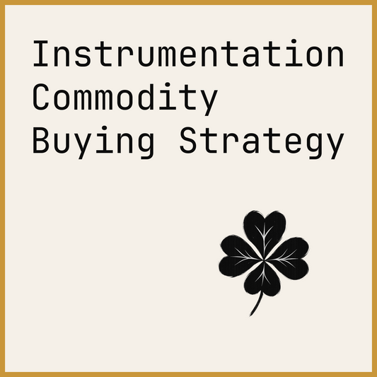 Instrumentation Commodity Buying Strategy