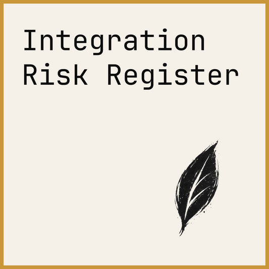 Integration Risk Register