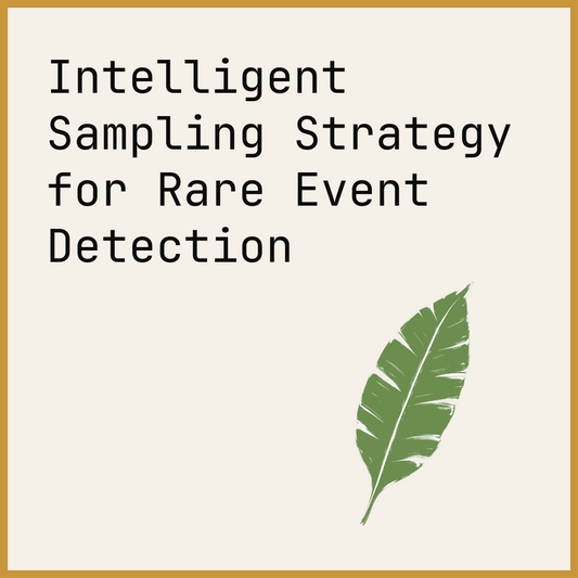 Intelligent Sampling Strategy for Rare Event Detection