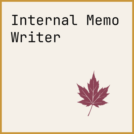Internal Memo Writer