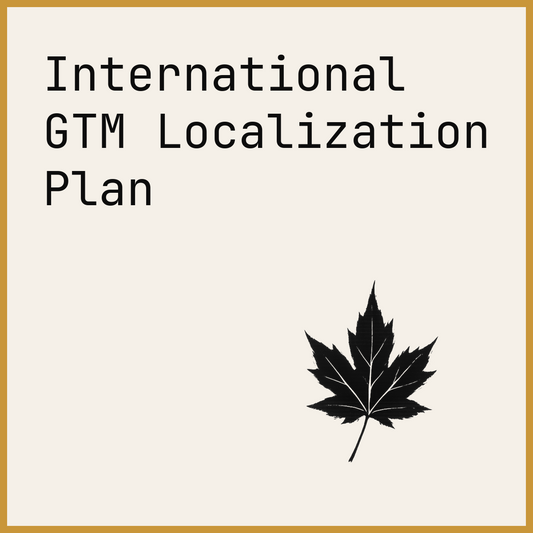 International GTM Localization Plan