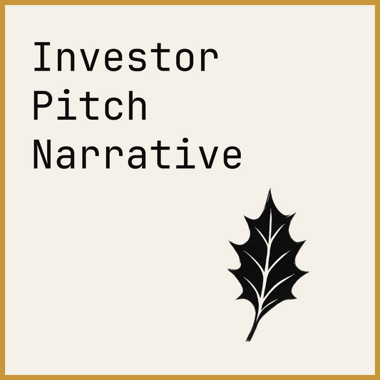 Investor Pitch Narrative