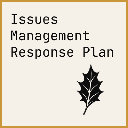 Issues Management Response Plan