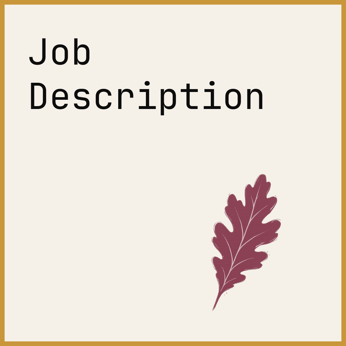 Job Description