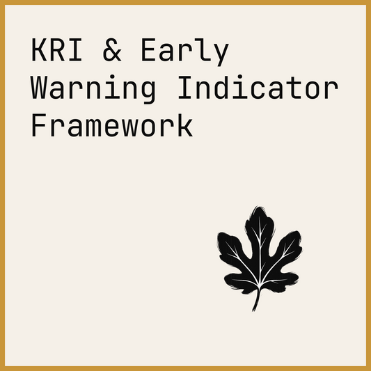 KRI & Early Warning Indicator Framework