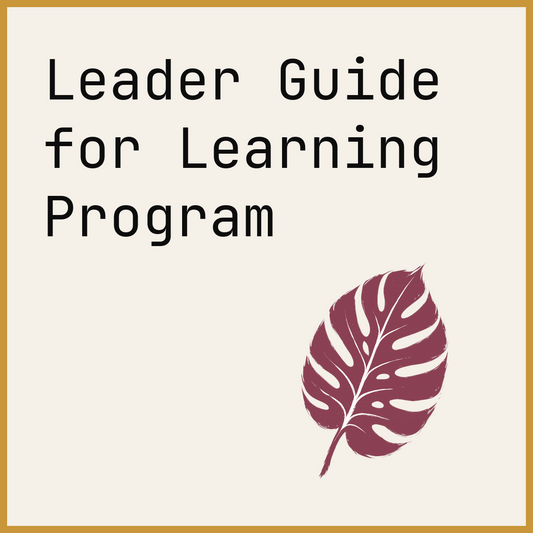 Leader Guide for Learning Program