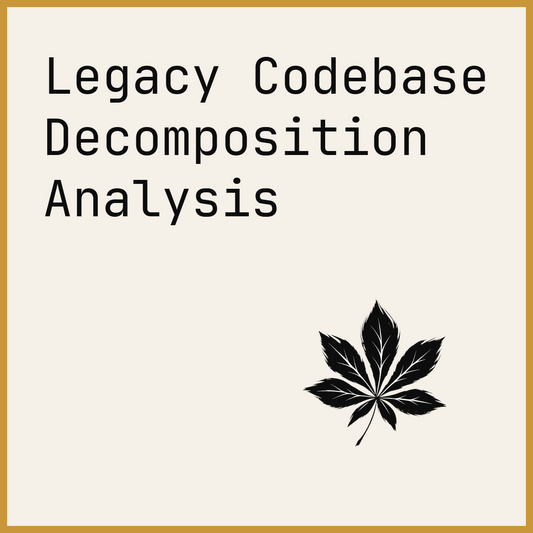 Legacy Codebase Decomposition Analysis