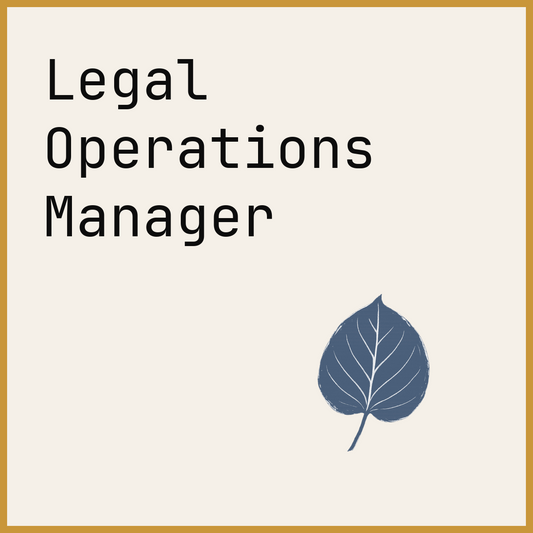 Legal Operations Manager