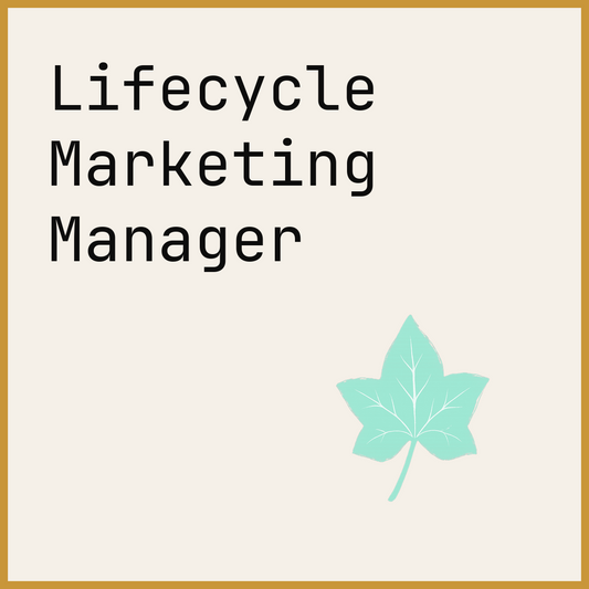 Lifecycle Marketing Manager